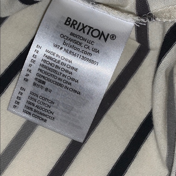 NWOT Brixton Mens Shirt - Picture 6 of 7